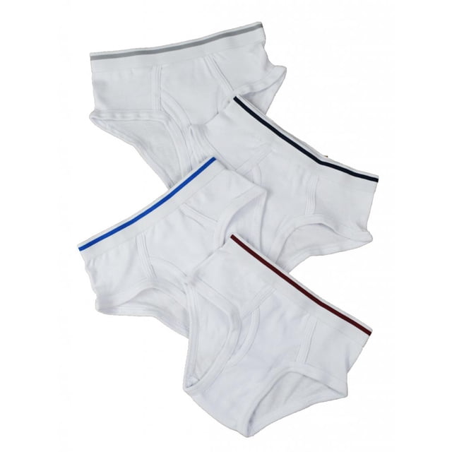 Buyless Fashion Boys Brief In Assorted Colors Soft Cotton Underwear 4 Pack