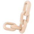 thumbnail image 2 of Decorative Wood Chain Link Wood Chain Decor Household Wood Chain Link for Ornament, 2 of 9
