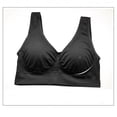 thumbnail image 2 of UPPADA of Day 2025 Plus Size Front Button Bras for Women Sports Bras Full Coverage Soft Sleep Wirefree Bras Push Up Bra Seamless Comfort Supportive Bras Plus Size Everyday Bra, 2 of 5