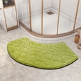 thumbnail image 5 of 1pc Foam Bath Rug Embossed Bathroom Mat Water Absorbent And Washable Bath Rugs Non-Slip Thick Soft And Comfortable Carpet For Show, 5 of 5