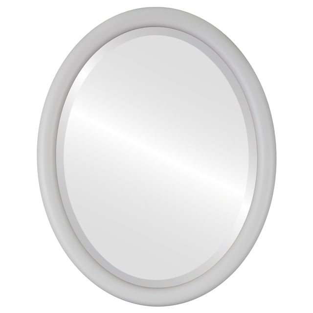 Pasadena Framed Mirror - Linen White