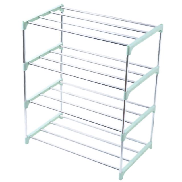 Porte-chaussures en Acier Inoxydable Porte-chaussures de Stockage Organisateur de Chaussures en Acier Inoxydable Organisateur de Stockage de Chaussures en Acier Inoxydable Rack de Chaussures Multicouche Assembler Chaussure