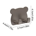 thumbnail image 3 of YIMWNYI Bathroom Non-Perforated Shaver Rack with Power Plug Hook, Wall-Mounted Adhesive Storage Organizer for Hats, Bags, and Small Items, Space-Saving, Easy Installation, 3 of 6