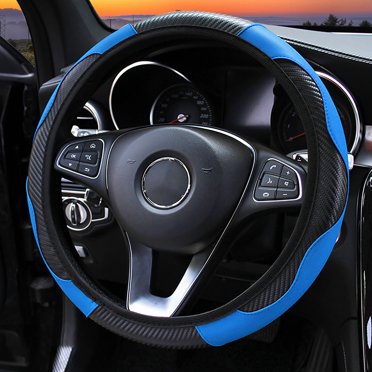 Car Steering Wheel Cover, Comfortable Universal Steering Wheel Cover Exquisite Appearance For Vehicle Black,Black Red,Black Wine Red,Black Purple,Black Blue