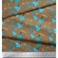 thumbnail image 2 of Soimoi Rayon Fabric Leaves & Floral Print Fabric by Yard 42 Inch Wide, 2 of 5
