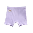 thumbnail image 2 of MKOSPLRT Ribbit Knit Shorts for Toddler Girl High Waist Stretch Shorts Basic Solid Color Summer Shorts Cute Lettuce Leggings for 2-10Y, 2 of 5