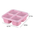 thumbnail image 3 of Liquidation Aujourd'hui! Boîte Bento à 4 Compartiments, Contenants de Préparation de Repas Réutilisables pour Enfants et Adultes, Rangement Alimentaire Divisé pour le Dîner, l'École, le Travail, les Voyages, Étanche et Écologique, 3 of 7