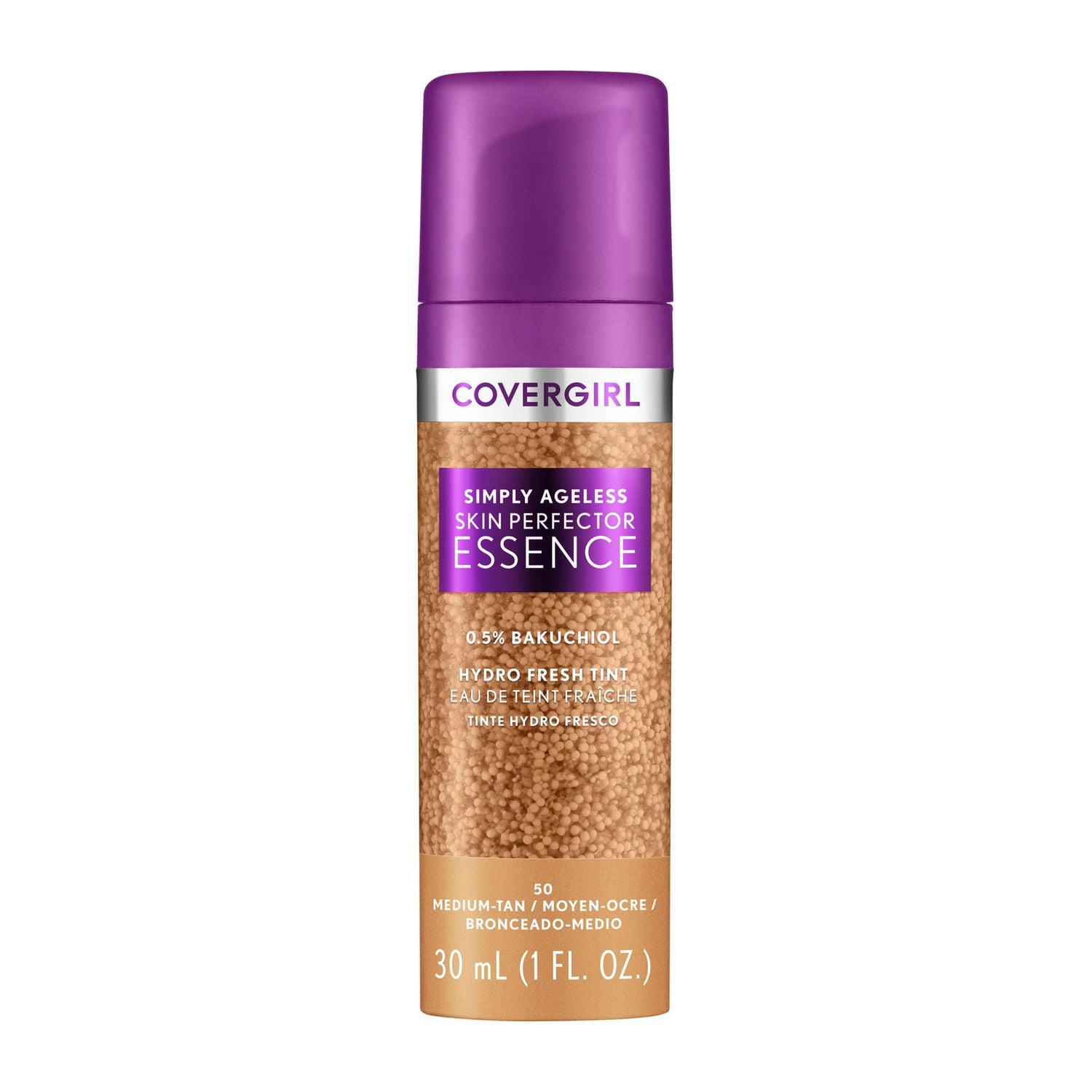 Simply Ageless Skin Perfector Essence Foundation, Sheer Tinted Skin Perfector, Skincare Makeup Hybrid, Radiant Finish, Skin-Like Finish