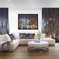 thumbnail image 3 of Design Art Lit Nyc Manhattan Skyline Framed Canvas Art Print, 3 of 4