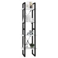 thumbnail image 2 of vidaXL 4-Tier Book Cabinet White 40x30x140 cm Engineered Wood, 2 of 4