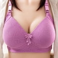 thumbnail image 1 of Soutien-gorge pour Femmes à Bonnets Fixes, Ouverture Frontale à Boutons, Style Mince, Effet Rassembleur, Respirant, 1 of 4