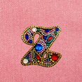 thumbnail image 3 of Christmas Letters Keychain 26 Letters Rhinestone Pendant, 3 of 8