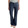 thumbnail image 1 of Dickies Womens Slim Fit Bootcut Stretch Twill Pants, 16 Short, Dark Navy, 1 of 3