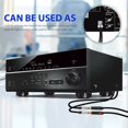 thumbnail image 4 of 2 RCA Female to 3.5mm Male Stereo Plug Cable Y Shape Audio Jack Adapter Cable, 4 of 8