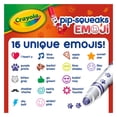 thumbnail image 2 of Marqueurs timbreurs lavables émoji Crayola, jeu de 16, 2 of 8