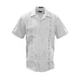 thumbnail image 1 of Gravity Threads Mens Guayabera Summer Shirt - White - 2X-Large, 1 of 2
