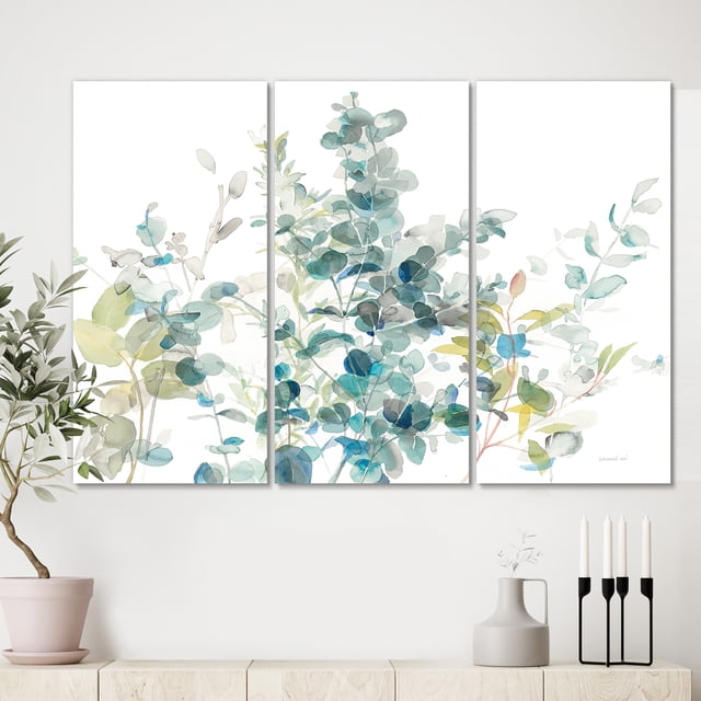 Designart - Élément Naturel Eucalyptus - Art sur Toile de Ferme