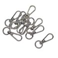 thumbnail image 3 of Baohd 10 Pièces Pivotant Mousqueton Clips Porte-Clés Porte-Clés DIY Argent, 3 of 9