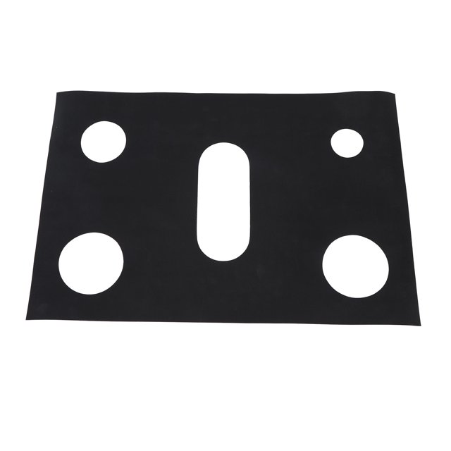 Protecteur de Dessus de Cuisinière à Gaz Réutilisable contre la Chaleur pour Cuisinière à Gaz par Domqga. Fabriqué en Matériau PTFE Épais, Ce Couvercle de Cuisinière Noir Mesure Environ 62x41.5x0.3cm (24.4x16.3x0.1in) et Présente des Trous Pré-Découpés pour Brûleurs et une Ouverture Centrale pour un Ajustement Facile. Sans BPA Ni PFOA, Il Est Résistant à la Chaleur, Réutilisable et Conçu pour Garder Votre Cuisinière à Gaz Propre et Protégée.