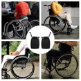thumbnail image 3 of OUNONA 2Pcs Wheelchair Footrest Pad Black Plastic Foot Rests Universal For Mobility Scooter And Transport Chair, 3 of 8
