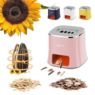Ganfancp Automatic Melon Seed Remover Machine, Portable, Rechargeable, Teeth-Protecting Household Gadget - Perfect for Elderly, Children, and a Great Gift for Family - Includes 1 Melon Machine
