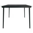 thumbnail image 5 of vidaXL 9 Piece Garden Dining Set Brown and Black, 5 of 5