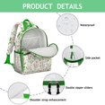 thumbnail image 3 of Watercolor Flower Pattern Student Backpack Spacious Adjustable Straps Chest Buckle Water-resistant Lightweight School Backpack for Student and Students, 3 of 6