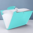thumbnail image 1 of Vrorvz 12 Pocket Accordion Organizer for Student Exam and Office Documents Portable File Folder for Efficient Paper Storage and Management Suit for Home and Office Use, 1 of 6