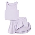 thumbnail image 4 of Ensemble 2 pièces avec jupe-short Athletic Works pour filles, 4 of 6