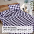 thumbnail image 3 of Ruvanti 100% Cotton Sheets - Crispy Cooling Percale Sheets For Split King Size Bed, Breathable & Durable Split King Sheet Set For Adjustable Bed, 16 Inches Deep Pocket Bed Sheets, Prussian, 5 Pieces, 3 of 5