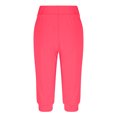 thumbnail image 3 of Timegard Womens Sweatpants Capri Pants Cinch Bottom Solid Color Cropped Joggers Workout Pants with Pockets, 3 of 6