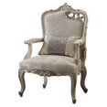 thumbnail image 1 of ACME Picardy Accent Chair with Pillow in Antique Pearl, 1 of 3