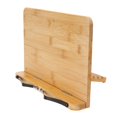 thumbnail image 2 of Tablet Pillow Stand, Bamboo Lightweight Portable Adjustable Tablet Stand 5 Different Angles  For Classrooms Libraries Office For Dormitories Homes, 2 of 8