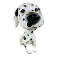thumbnail image 2 of Resin Bobble Head Car Ornament – Spring-Shaking Dashboard Decor for Cars/Trucks, Multi-Color Self-Cleaning Auto Accessories ,4.3in White, 2 of 8