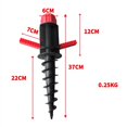 thumbnail image 2 of Support de Rangement en Spirale pour Parasol de Plage, Ancre de Sable, Camping Extérieur, Pelouse, Jardin, 2 of 6