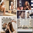 thumbnail image 2 of LED Vanity Mirror Light Bulb Dimmable Makeup Mirror Lights Dressing Light with 3 Color Temperatures 10 Brightness Levels Fill Light USB Plug and Play, 2 of 6