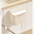 thumbnail image 4 of Chmadoxn Hanging Trash Can With Lid, Kitchen Cabinet Door Hanging Trash Can Cover Cabinet Trash Can Door Hanging Trash Can Under Sink Door Trash Can RV Bathroom kitchen trash can, 4 of 6