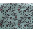thumbnail image 4 of oneOone Georgette Viscose Fabric Leaves & Floral Block Decor Fabric Printed BTY 42 Inch Wide, 4 of 5