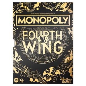Monopoly Fourth Wing Edition Board Game, Officially Licensed Game for Ages 17+