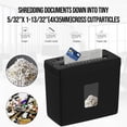 thumbnail image 2 of Suntiko Paper Shredder for Home Use,5 Sheets Small Cross Cut Paper Shredder,P-4 Security Level with 2.38-Gallon Basket, 4-Mode Design-Durable & Fast and Jam Proof for Ho, 2 of 8