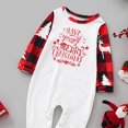 thumbnail image 4 of EQWLJWE Pyjamas Assortis pour Famille Noël Col Rond Manches Raglan Arbre de Noël et Mariage Ensemble de Pyjama Imprimé Lettre Vacances Famille Manches Longues Tenues de Maison Ensemble Deux Pièces Enfant, 4 of 6