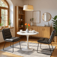 thumbnail image 2 of Homy Casa Modern Set of 4 Chairs with Armless Chairs, 2 of 7