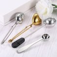 thumbnail image 3 of 2 Pack 2.5 Ml TeaSpoon Scoop, Stainless Steel Measuring Spoon for Loose Leaf Tea, Silver, 3 of 6