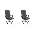 thumbnail image 2 of Transemion 1/2/3 3x Experience Unmatched Comfort And Elegance Chair Covers Wide Application gray L 2PCS, 2 of 6