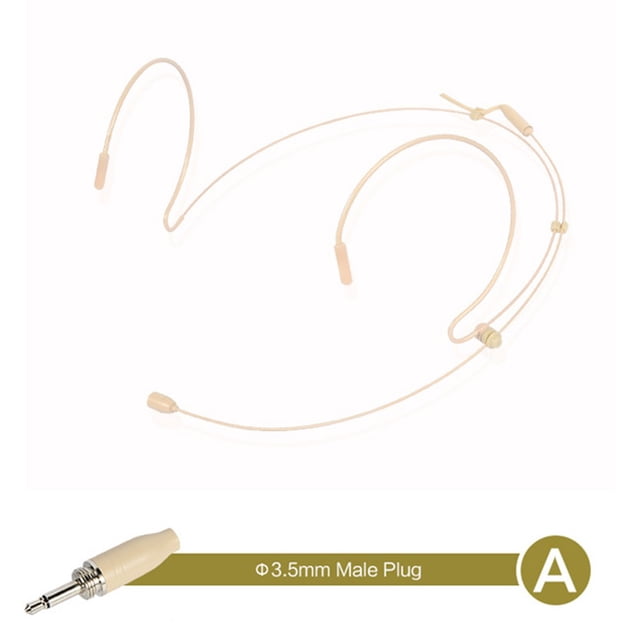 Casque Micro à Double Crochet d'Oreille Microphone Porté sur la Tête pour pour pour pour Shure Sans Fil