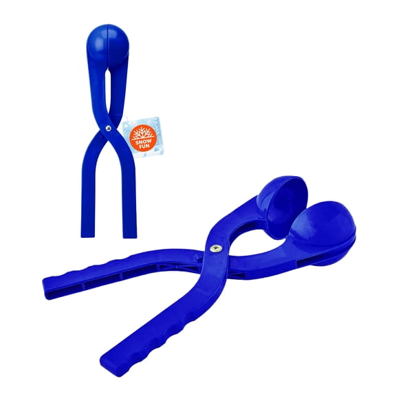 Snow Fun Kids Snowball Maker with Handles, Plastic Snow Toy, Blue, Ages 5+
