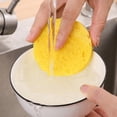 thumbnail image 4 of YoGold 10-Count Kitchen Sponges- Compressed Cellulose Sponges Non-Scratch Natural Dish Sponge 3D Foam Textured Sponges For Kitchen Bathroom Cars (Rotundity) Gold, 4 of 9