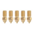 thumbnail image 2 of 5Pcs Brass 3D Printer Nozzle High Temperature 300 1.75mm Filament for End 5 S1 End 7 Printers with M6 Thread Nozzle, 2 of 7