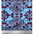 thumbnail image 1 of Tissu Imprimé Damassé Marocain 1 Yard 42 Pouces de Large, 1 of 3
