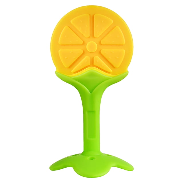 WHEANG Cleaning Supplies Fruit-Shaped Chewing for Baby Two-Color Stereoscopic Teeth Grinding Stick with Box One Size Multi-Color
